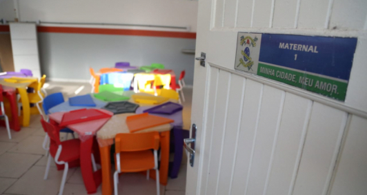 Creche Escola Penha passa por ajustes (Foto: Rodrigo Silveira) 