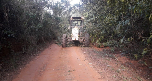 Estrada recuperada (Foto: Divulgação)