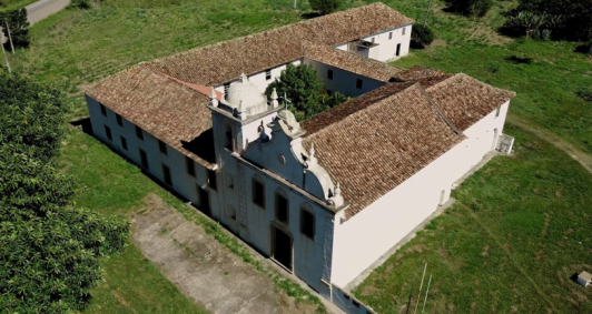 Solar do Colégio, onde está instalado o Arquivo Público Municipal Waldir Pinto de Carvalho, em Tocos, na Baixada Campista.