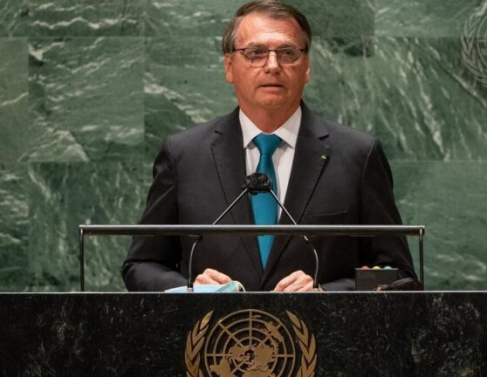 Bolsonaro na assembleia da ONU