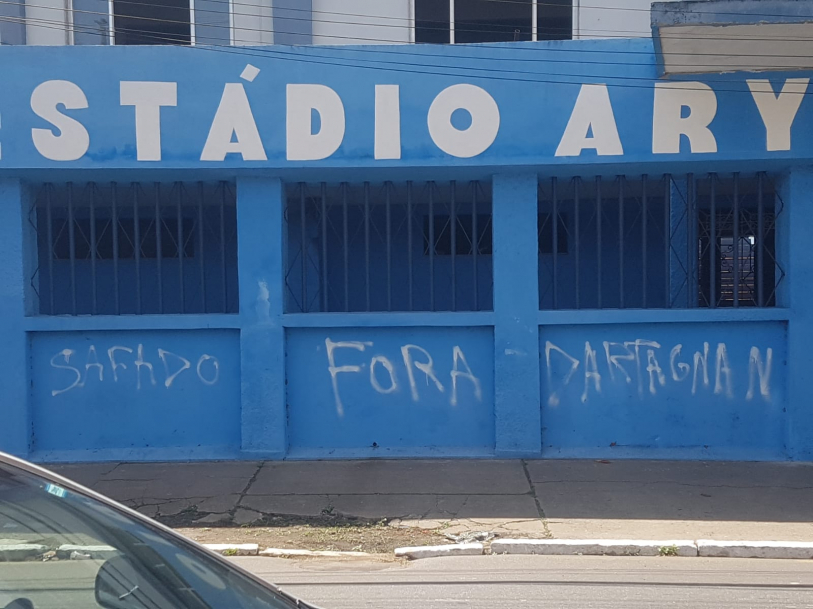 Sede do Goytacaz amanheceu pichada