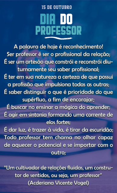 Dia do Professor