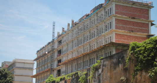 Obras do novo polo da UFF (Fotos: Genilson Pessanha)