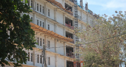 Obras do novo polo da UFF (Fotos: Genilson Pessanha)