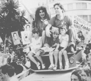 Garotinho e Rosinha nas primeiras campanhas, em Campos. Foto: Acervo O Globo