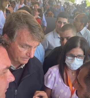 Bruno com Bolsonaro
