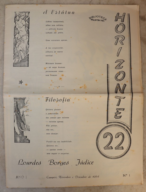 Capa da primeira revista Horizonte 22 (1954)