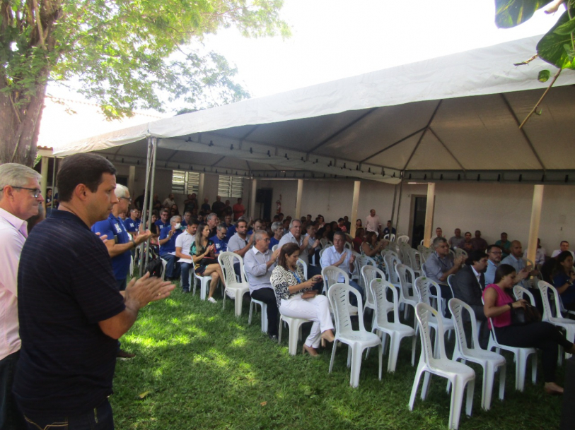 L&eacute;o Pelanca na abertura do evento