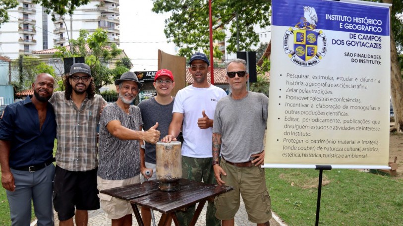 Equipe Graal Detectorismo localizou a c&aacute;psula em parceria com o Instituto Hist&oacute;rico