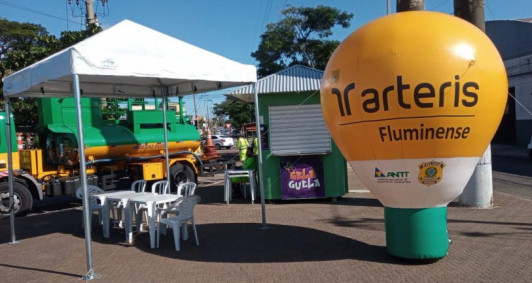 Ação na BR 101, em Guarus