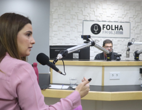 Clarissa Garotinho em entrevista ao Folha no Ar 