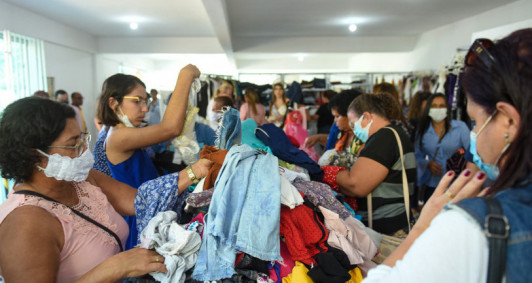 Bazar da Coesa é reinaugurado