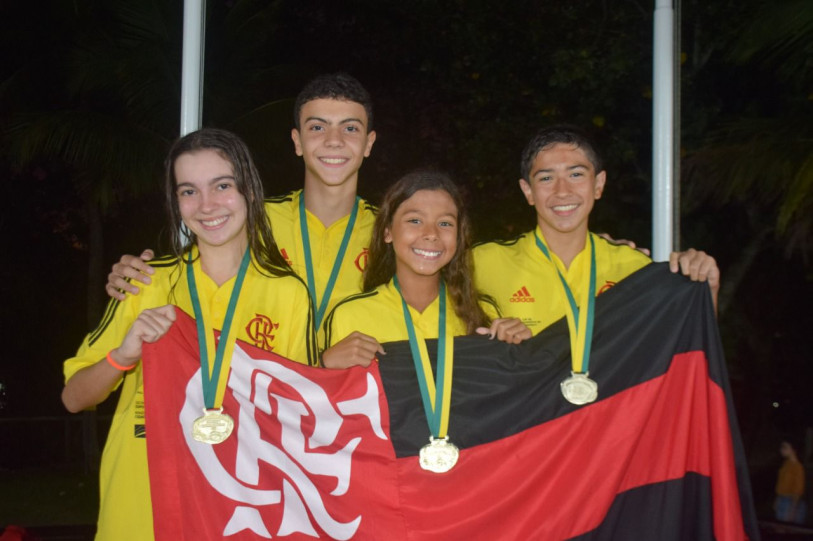 Nicole Thuin e Heitor Tinoco (os dois primeiros) se destacaram na competição