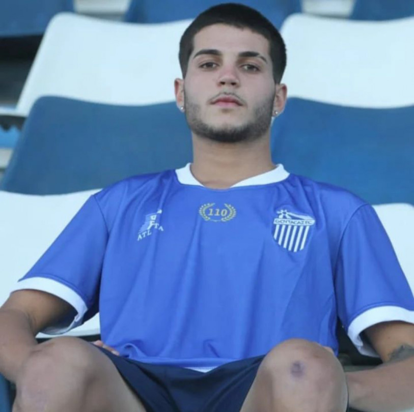 Camisa azul comemorativa pelos 110 anos 