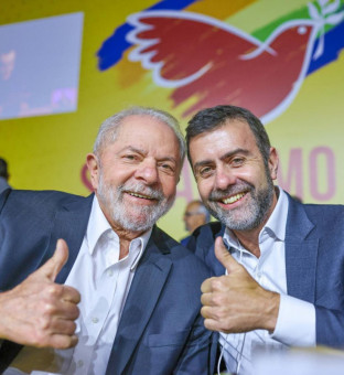 Lula e Marcelo Freixo