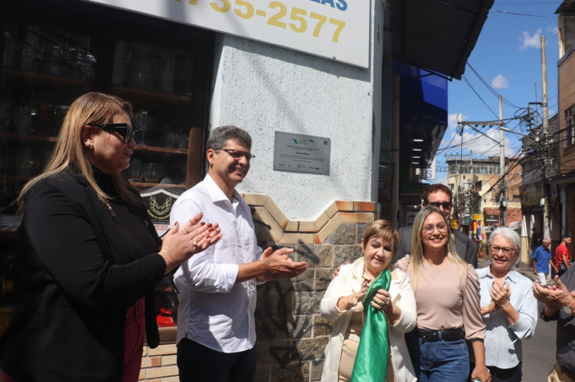 Inaugura��o de placa na antiga Casa de �pera