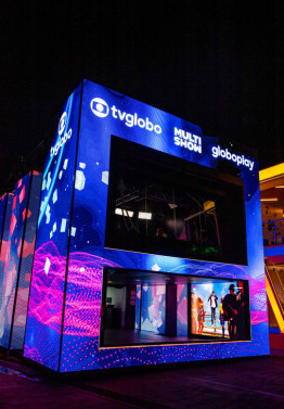 Estande da Globo no Rock in Rio 2022