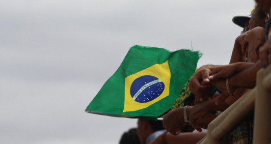 Desfile c�vico no Cepop