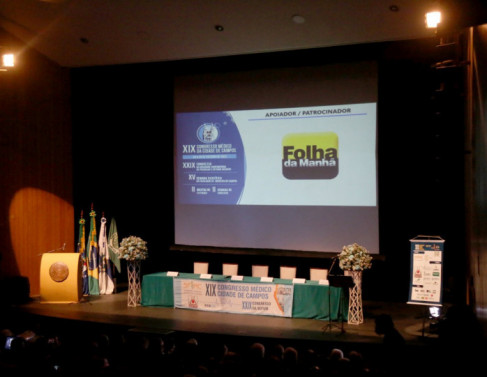 Abertura do Congresso M&eacute;dico (Foto: Rodrigo Silveira)