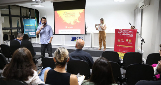 Lançamento do festival com apresentação para empresários