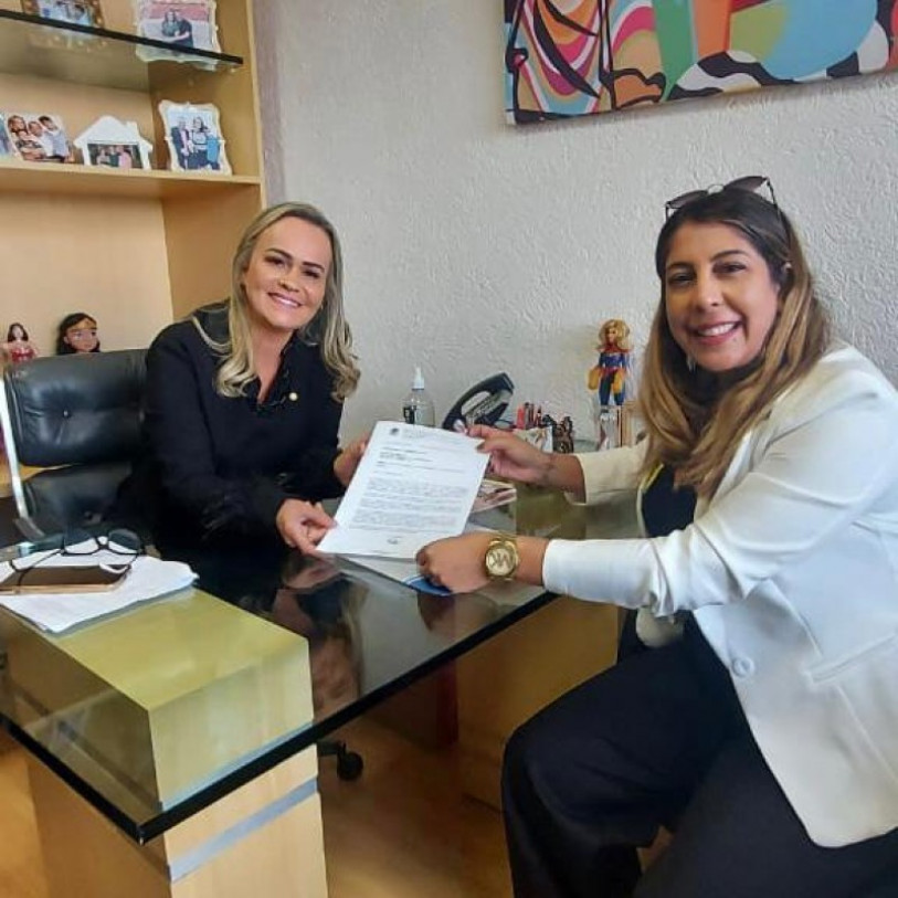 Em um dos encontros, Caputi esteve com Daniela do Waguinho