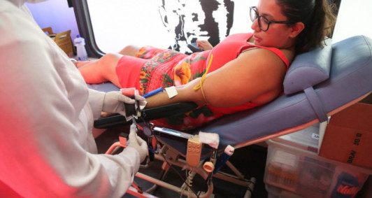 Dia do Doador de Sangue (Foto: Rodrigo Silveira)
