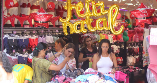 Compras de Natal (Foto: Genilson Pessanha)