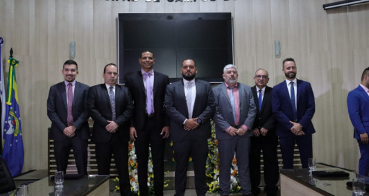 Posse da Mesa Diretora (Foto: Genilson Pessanha)