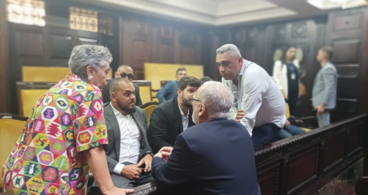 Vereadores de Campos reunidos na Alerj 