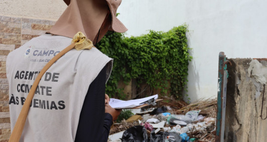 Mutirão contra Dengue no Parque Prazeres (Foto: Genilson Pessanha)