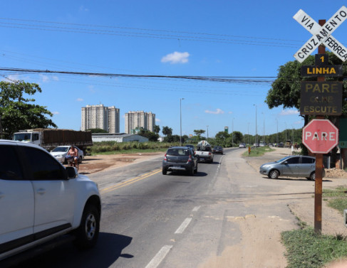 In�cio das obras de duplica��o da BR 101, em Campos (Foto: Genilson Pessanha)