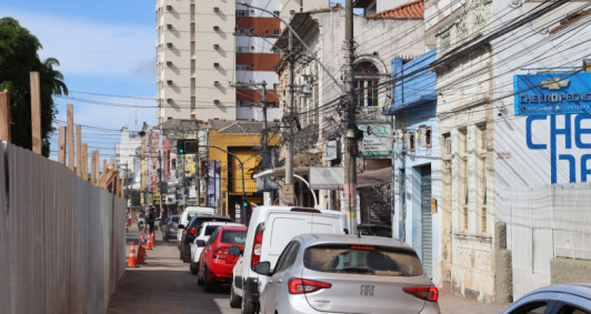 Meia pista  liberada (Fotos: Genilson Pessanha)