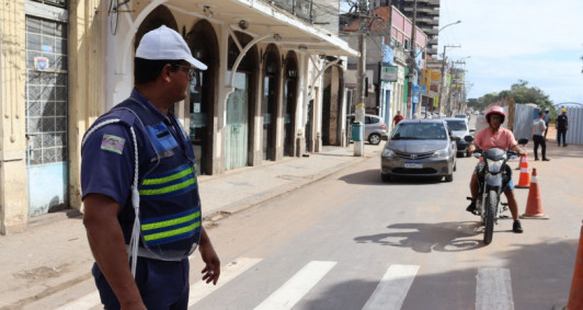 Meia pista  liberada (Fotos: Genilson Pessanha)