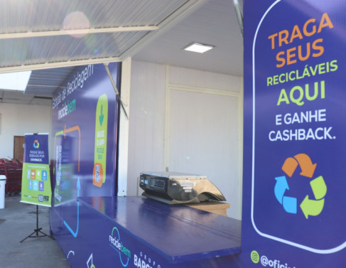 Inauguração da Estação de Reciclagem no Super Bom 