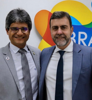 Jefferson Azevedo e Marcelo Freixo