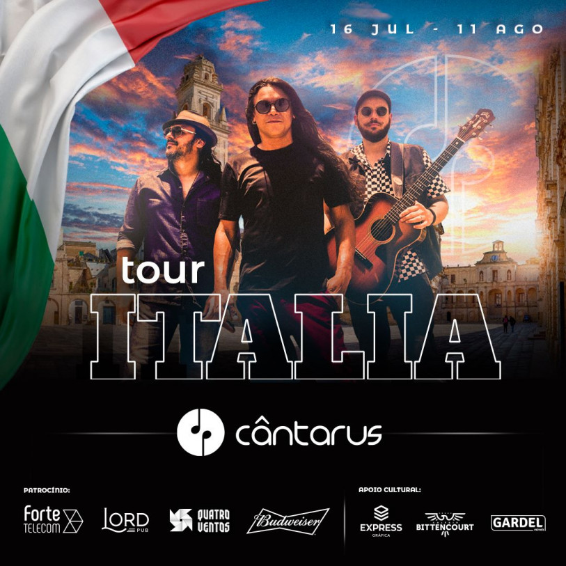C&acirc;ntarus j&aacute; agendou v&aacute;rios shows em solo italiano