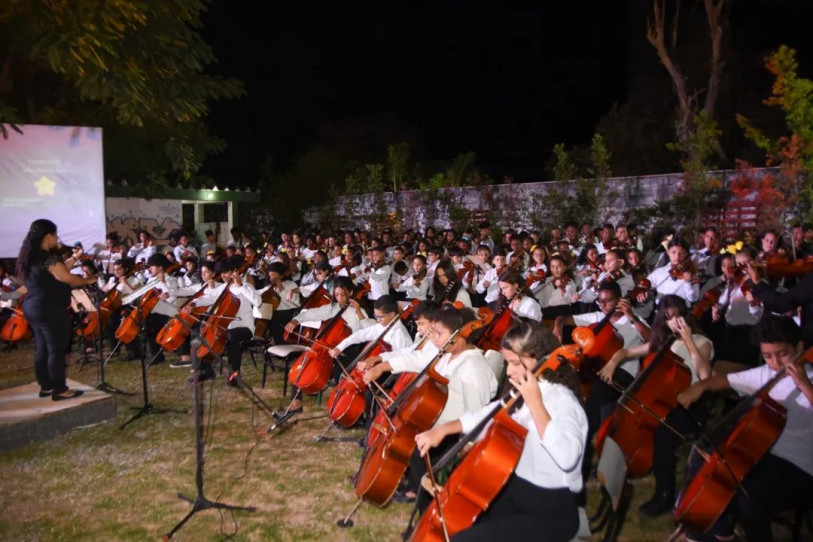 Concerto de n&uacute;cleos da Orquestrando a Vida