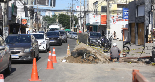 Intervenção na avenida Pelinca
