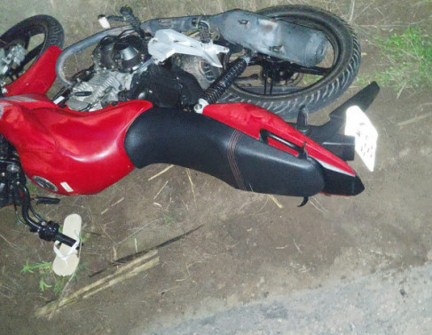 Moto recuperada aps ser furtada, em SFI