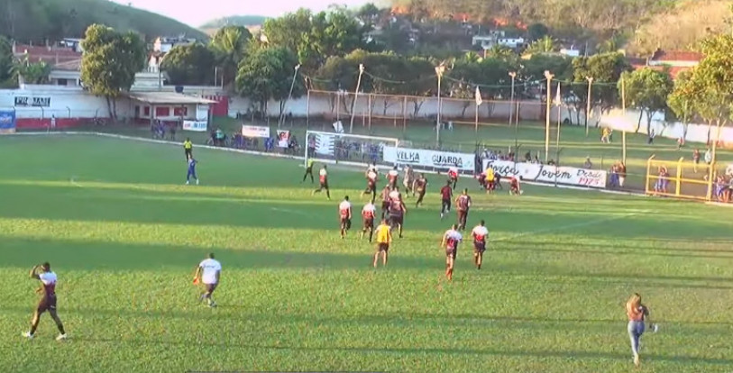 Comemoração do Americano após classificação nos pênaltis