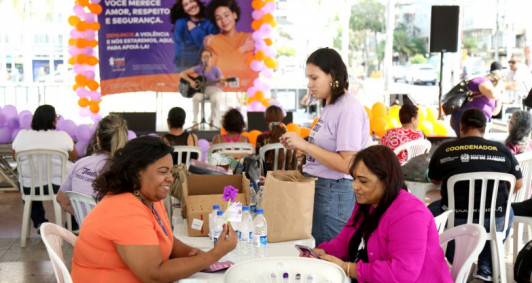 Agosto Lilás (Foto: Rodrigo Silveira)