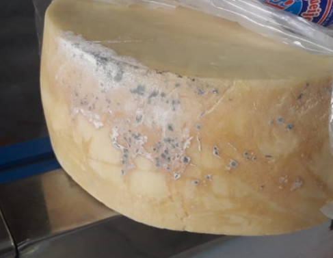 Uma peça de queijo foi apreendida 