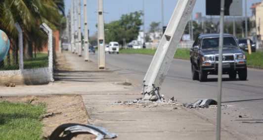 Posto com risco de queda, no Parque Imperial 