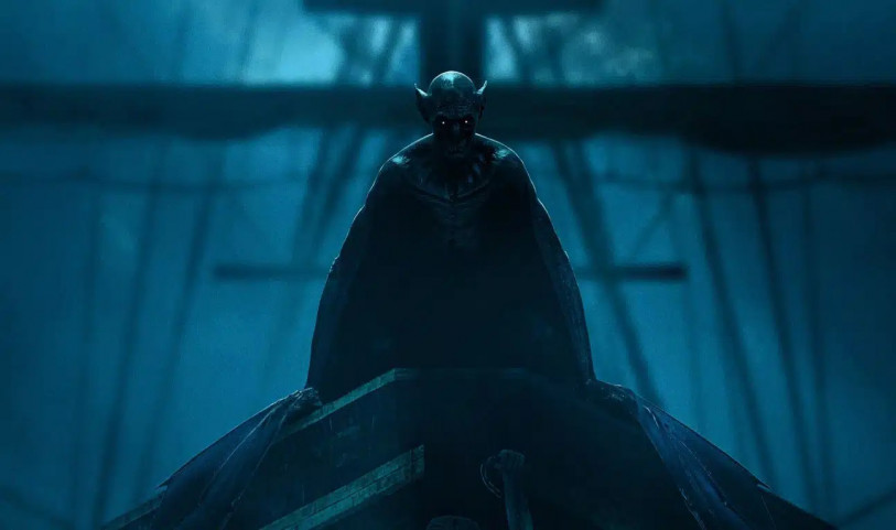 Cena do filme 'Dr&aacute;cula: A &uacute;ltima viagem do Demeter'