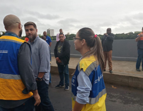 Prefeito de Campos e Secret�rio de Estado de Infraestrutura e Cidades