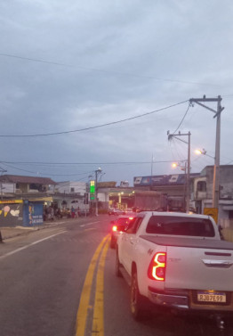 Engarrafamento no final da tarde desta quarta-feira (27)