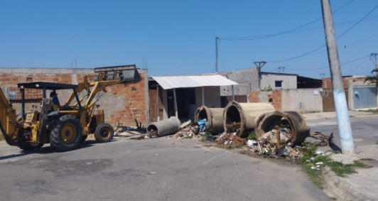 Operação de retirada de barricadas 