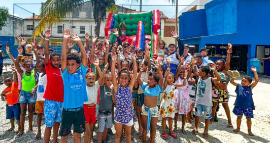 Ação de dia das crianças - Operação Segurança Presente