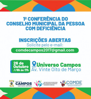 1ª Conferência Municipal sobre os direitos das Pessoas com Deficiência