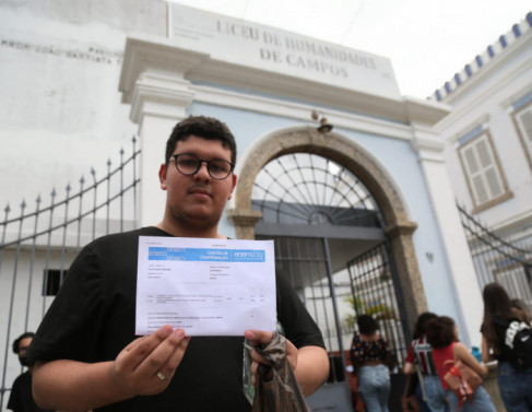 Felipe Rangel pronto para a prova do Enem